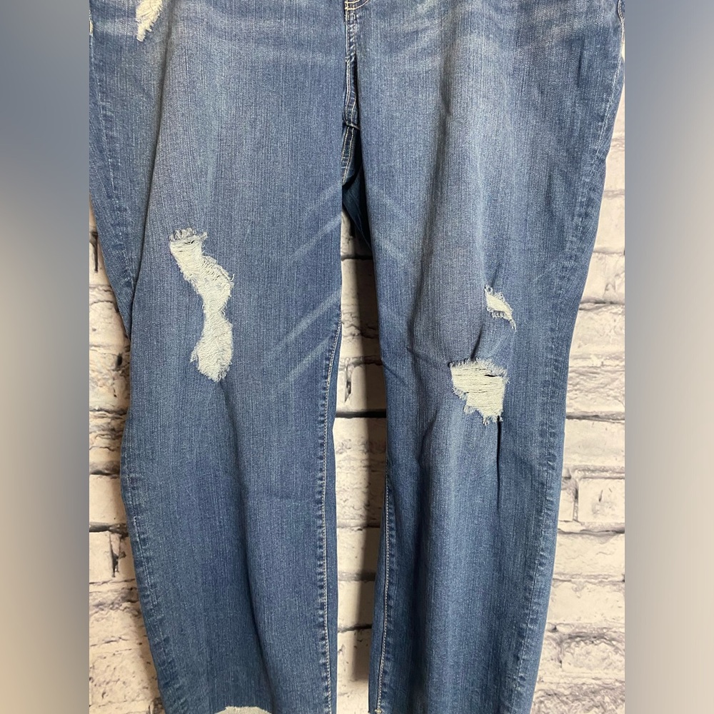 Torrid Perfect Boyfriend Ankle Premium Stretch Mid-Rise Jean Size 24 Regular - Picture 6 of 10